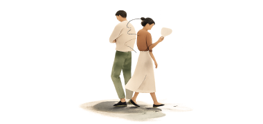 Walking on eggshells